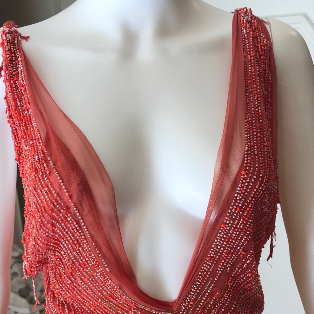 Robert Cavalli slip beaded dress